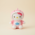 Hello Kitty Shark Plush - Cream Background