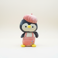 Penguin Plush - Cream Background